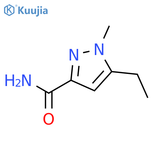 5-ethyl-1-methyl-1H-Pyrazole-3-carboxamide structure