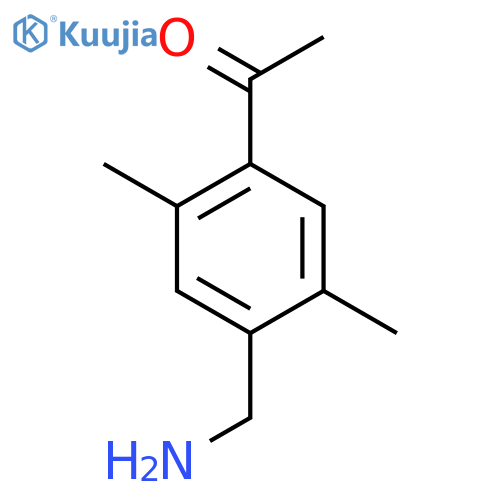 Ethanone, 1-[4-(aminomethyl)-2,5-dimethylphenyl]- structure