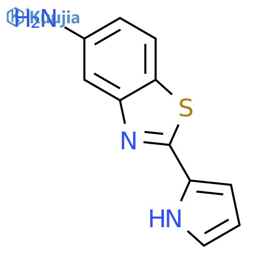 2-(1H-pyrrol-2-yl)benzo[d]thiazol-5-amine structure