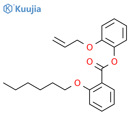 Benzoic acid, (hexyloxy)-, (2-propenyloxy)phenyl ester structure