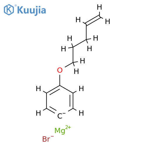4-(4-PENTEN-1-OXY)PHENYLMAGNESIUM BROMIDE, 0.25 M in 2-MeTHF structure