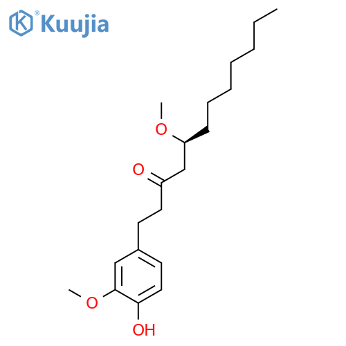 3-DODECANONE, 1-(4-HYDROXY-3-METHOXYPHENYL)-5-METHOXY-, (5S)- structure