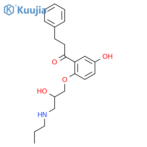 5-Hydroxy propafenone hydrochloride structure