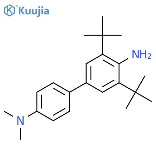 [1,1'-BIPHENYL]-4,4'-DIAMINE, 3,5-BIS(1,1-DIMETHYLETHYL)-N4',N4'-DIMETHYL- structure