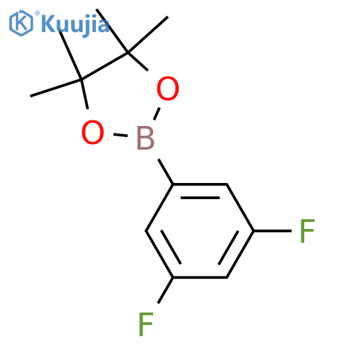2-(3,5-Difluorophenyl)-4,4,5,5-tetramethyl-1,3,2-dioxaborolane structure