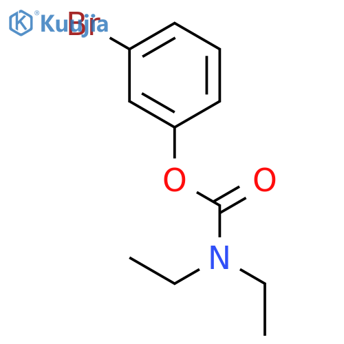 3-Bromophenyl Diethylcarbamate structure