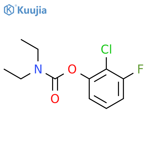 Carbamic acid,diethyl-, 2-chloro-3-fluorophenyl ester (9CI) structure