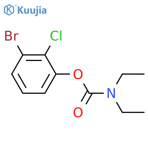 Carbamic acid,diethyl-, 3-bromo-2-chlorophenyl ester (9CI) structure