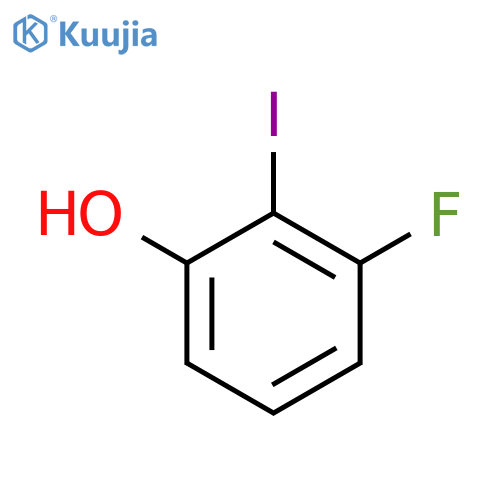 3-fluoro-2-iodo-phenol structure