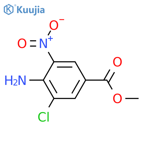 Methyl 4-amino-3-chloro-5-nitrobenzoate structure