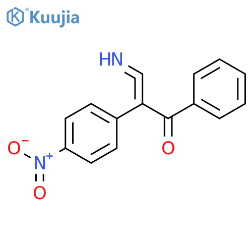 2-PROPEN-1-ONE, 3-IMINO-2-(4-NITROPHENYL)-1-PHENYL- structure