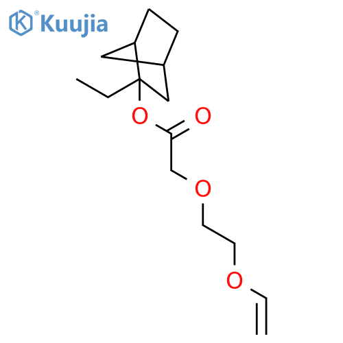 Acetic acid, [2-(ethenyloxy)ethoxy]-, 2-ethylbicyclo[2.2.1]hept-2-yl ester structure