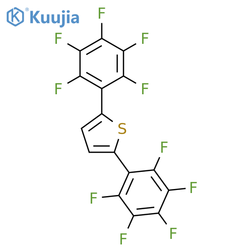 2,5-Bis(pentafluorophenyl)thiophene structure