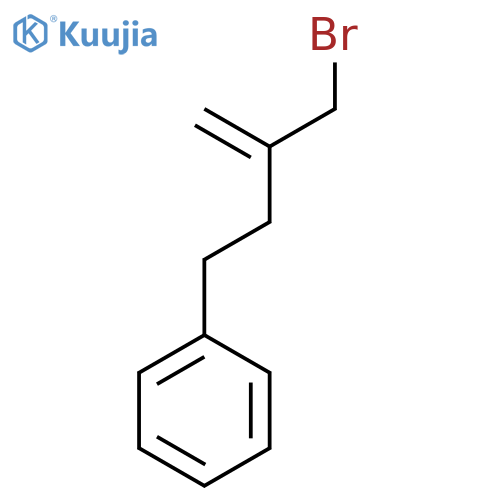 3-(bromomethyl)but-3-en-1-ylbenzene structure