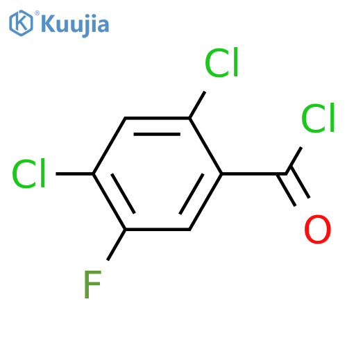 2,4-Dichloro-5-fluorobenzoyl chloride structure