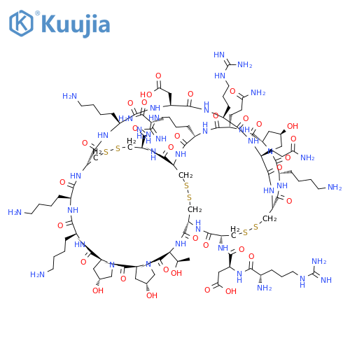 m-Conotoxin GIIIA (reduced) (9CI) structure
