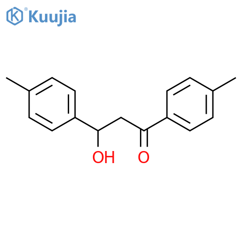 1-PROPANONE, 3-HYDROXY-1,3-BIS(4-METHYLPHENYL)- structure