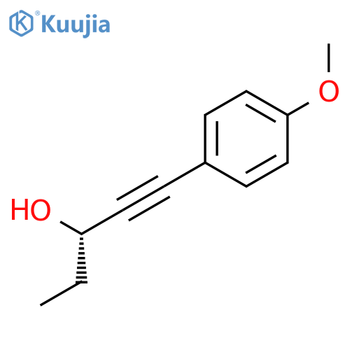1-PENTYN-3-OL, 1-(4-METHOXYPHENYL)-, (3S)- structure