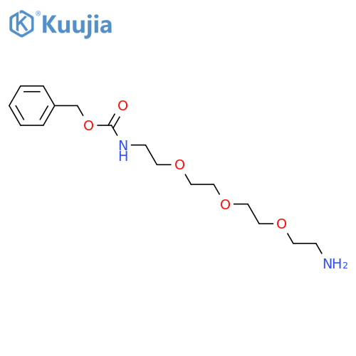 5,8,11-TRIOXA-2-AZATRIDECANOIC ACID, 13-AMINO-, PHENYLMETHYL ESTER structure