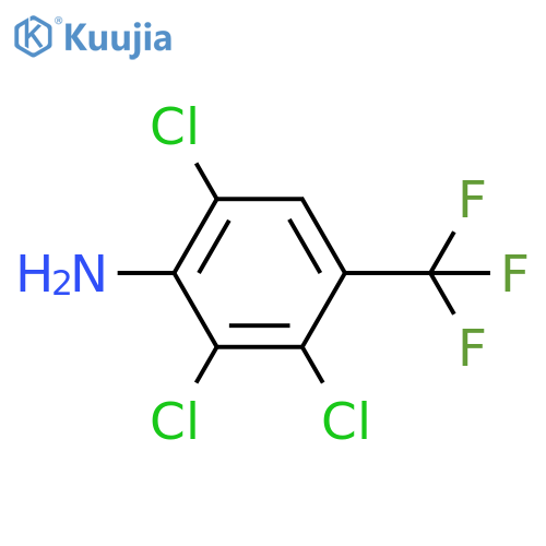 2,3,6-Trichloro-4-(trifluoromethyl)aniline structure