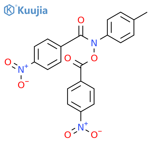 Benzamide, N-(4-methylphenyl)-4-nitro-N-[(4-nitrobenzoyl)oxy]- structure