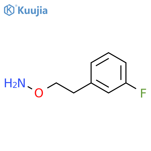 O-2-(3-fluorophenyl)ethylhydroxylamine structure