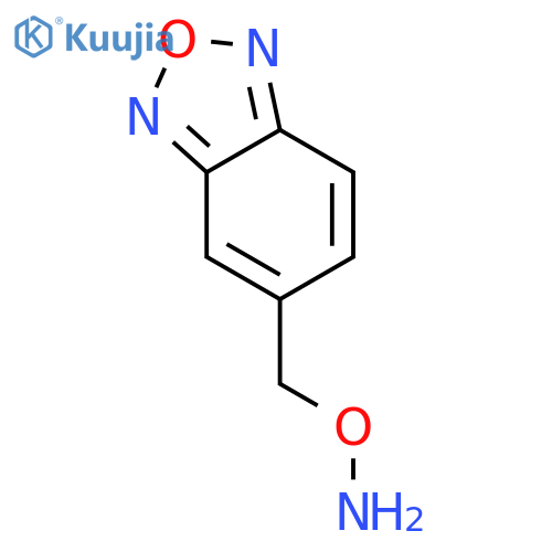 2,1,3-Benzoxadiazole,5-[(aminooxy)methyl]- structure