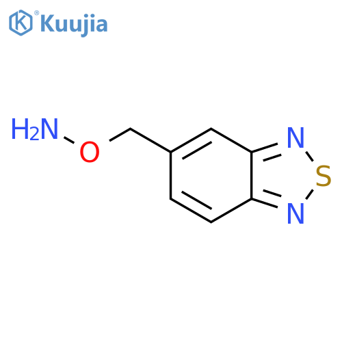 2,1,3-Benzothiadiazole, 5-[(aminooxy)methyl]- structure