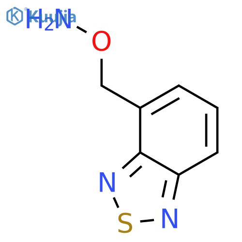 2,1,3-BENZOTHIADIAZOLE, 4-[(AMINOOXY)METHYL]- structure