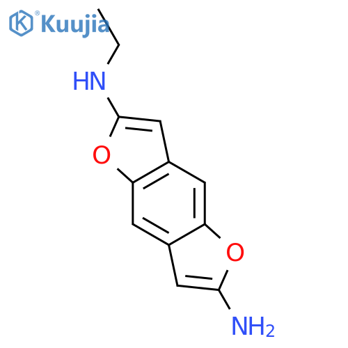 Benzo[1,2-b:4,5-b']difuran-2,6-diamine,N-ethyl- (9CI) structure