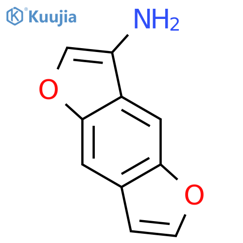 Benzo[1,2-b:4,5-b']difuran-3-amine structure