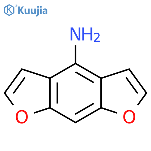 Benzo[1,2-b:5,4-b']difuran-4-amine structure