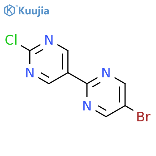 2,5'-BIPYRIMIDINE, 5-BROMO-2'-CHLORO- structure