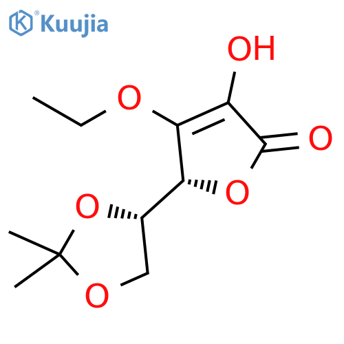 L-Ascorbic acid, 3-O-ethyl-5,6-O-(1-methylethylidene)- structure