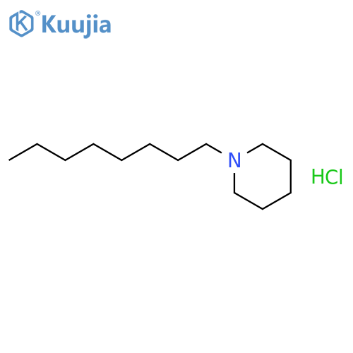 Piperidine, 1-octyl-, hydrochloride structure
