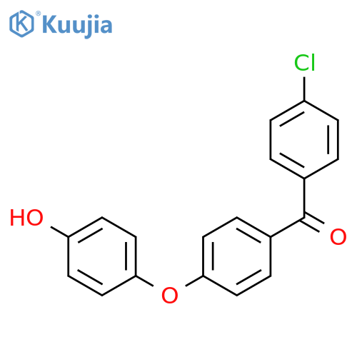 Methanone, (4-chlorophenyl)[4-(4-hydroxyphenoxy)phenyl]- structure