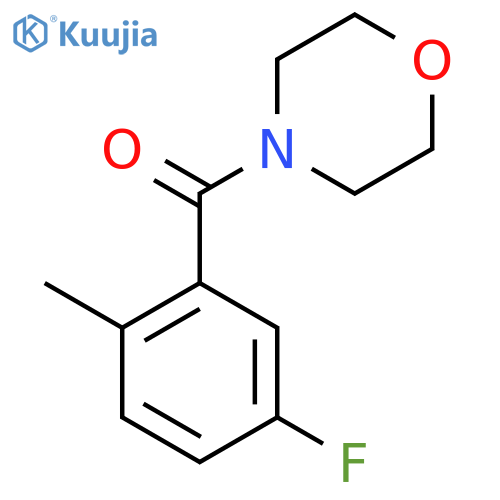 Morpholine, 4-(5-fluoro-2-methylbenzoyl)- structure