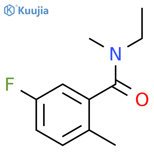 Benzamide, N-ethyl-5-fluoro-N,2-dimethyl- structure