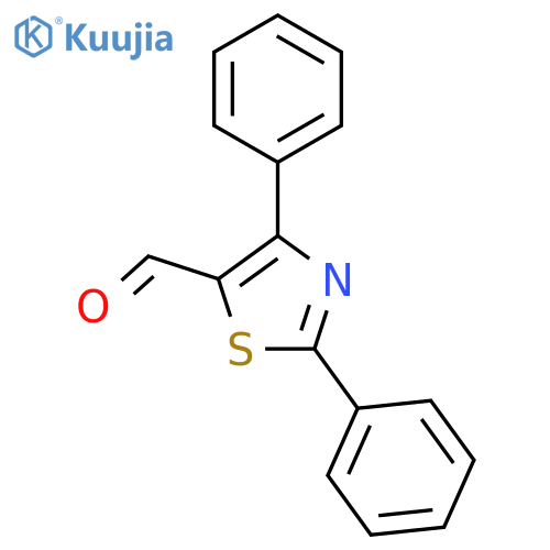 2,4-Diphenyl-1,3-thiazole-5-carbaldehyde structure