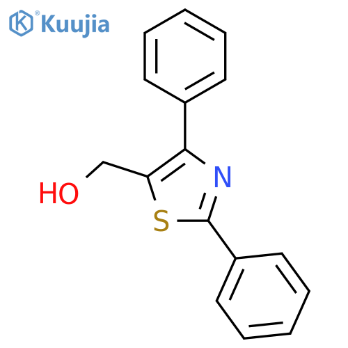 (2,4-Diphenyl-1,3-thiazol-5-yl)methanol structure