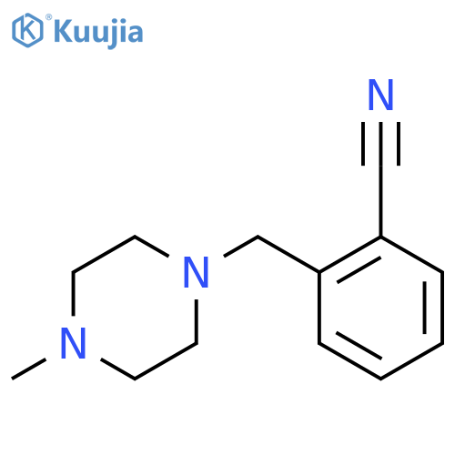 2-((4-Methylpiperazin-1-yl)methyl)benzonitrile structure