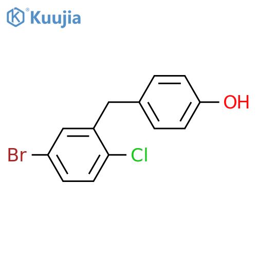 4-(5-Bromo-2-chlorobenzyl)phenol structure