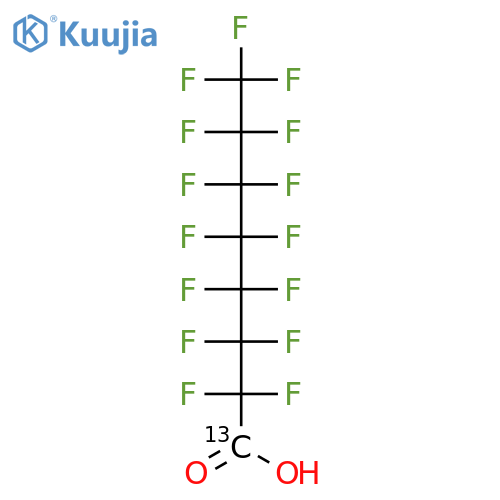 Pentadecafluorooctanoic Acid-13C structure