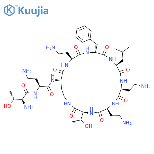 Polymyxin B nonapeptide structure