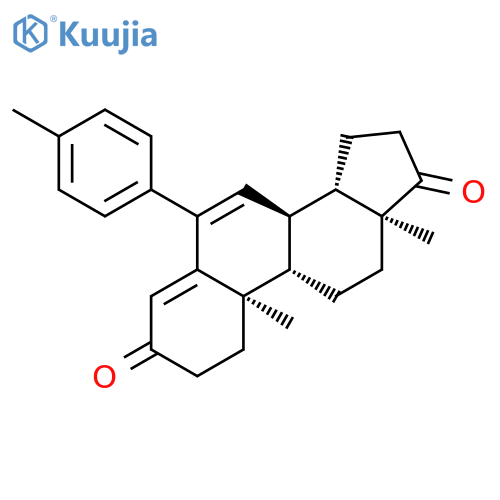Androsta-4,6-diene-3,17-dione, 6-(4-methylphenyl)- structure