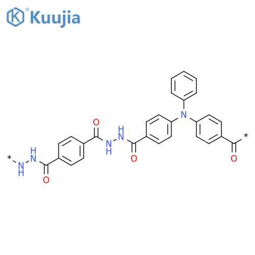 POLY[HYDRAZOCARBONYL-1,4-PHENYLENECARBONYLHYDRAZOCARBONYL-1,4-PHENYLENE(PHENYLIMINO)-1,4-PHENYLENECARBONYL] structure