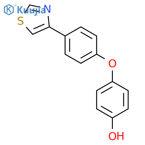 Phenol, 4-[4-(4-thiazolyl)phenoxy]- structure