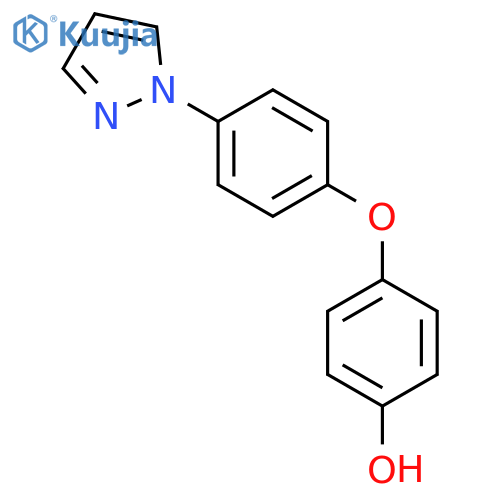 PHENOL, 4-[4-(1H-PYRAZOL-1-YL)PHENOXY]- structure