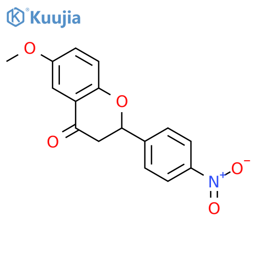 6-METHOXY-2- (4-NITRO-PHENYL)-CHROMAN-4-ONE 98% structure