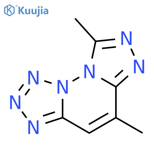 Tetrazolo[1,5-b][1,2,4]triazolo[3,4-f]pyridazine, 5,8-dimethyl- structure